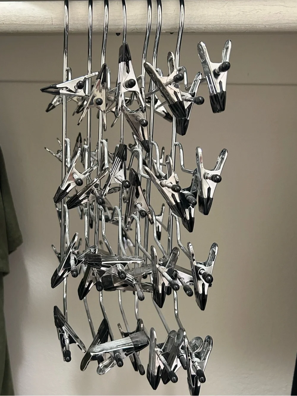 Multi-tier Space Saving Pant Hangers - set of 7